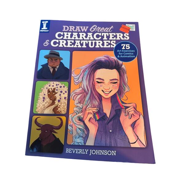 DRAW GREAT CHARACTERS AND CREATURES BY BEVERLY JOHNSON - Picture 1 of 1